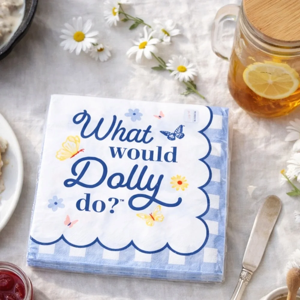 Dolly Parton What Would Dolly Do? Wildflowers Luncheon Napkins 48 Ct